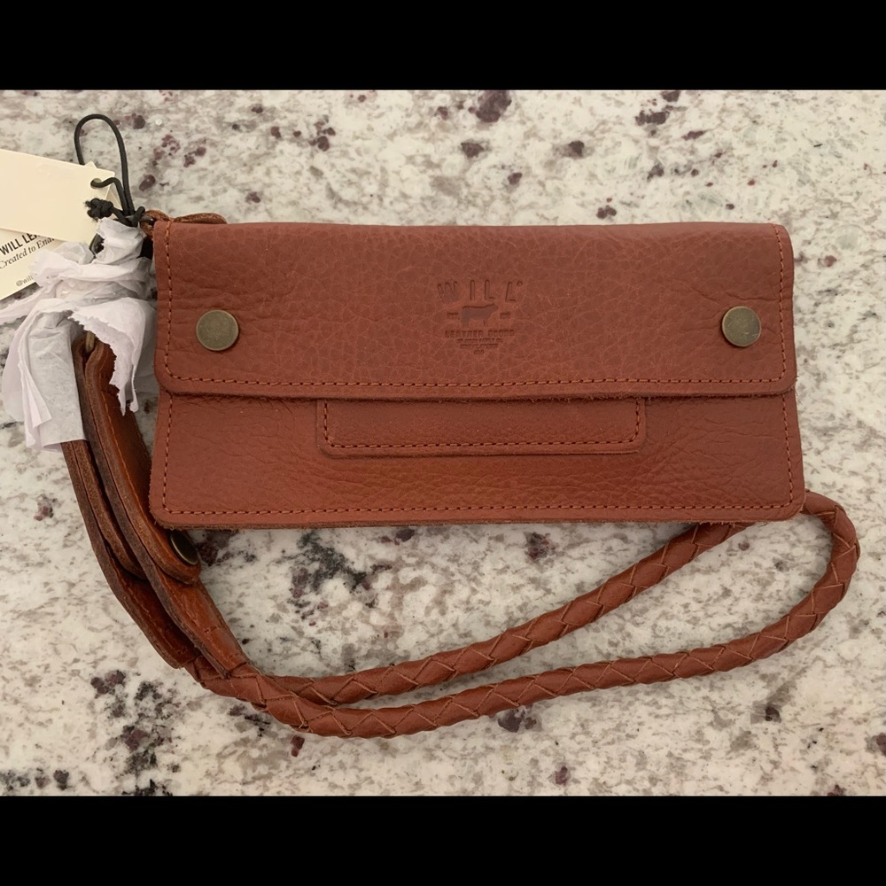 New WILL leather goods wristlet‎ wallet bag